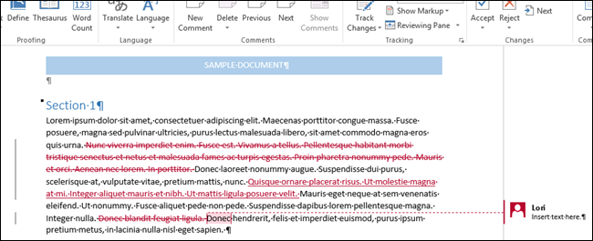 use track changes in word for mac